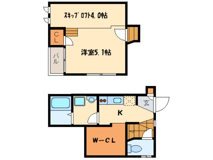 間取図 CB吉塚ルフレ