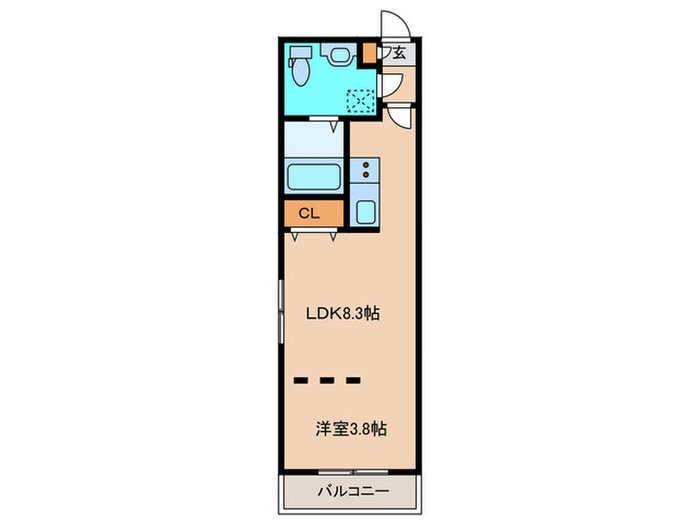間取り図 quador姪浜