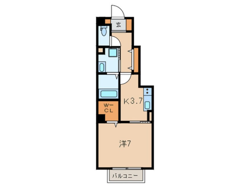 間取図 エスペランサ小倉北