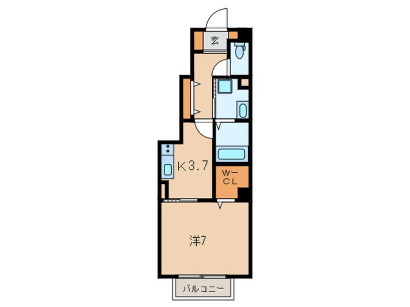 間取図 エスペランサ小倉北