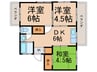 第2コーポ松本 3DKの間取り