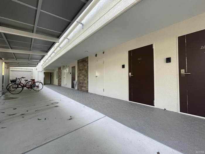 駐輪場 蓮葉マンション