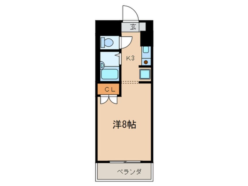 間取図 ル・メイヤー折尾