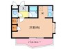 ベルメゾン新宮 1Rの間取り