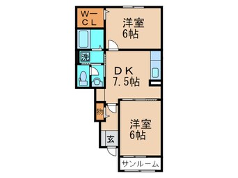 間取図 クレメント清田