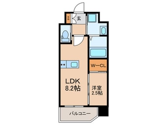 間取図 リファレンス竹下駅前