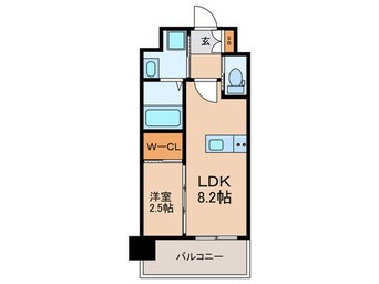 間取図 リファレンス竹下駅前