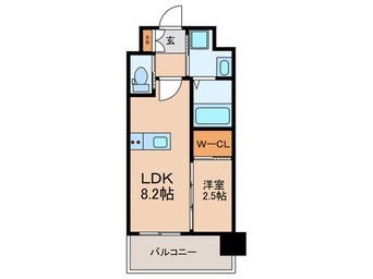 間取図 リファレンス竹下駅前