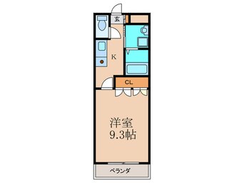 間取図 ボンヌールコートK