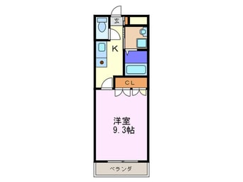 間取図 ボンヌールコートK