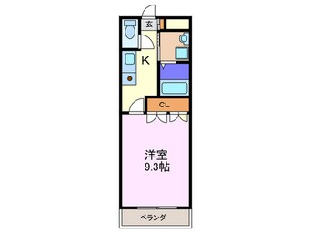 間取図 ボンヌールコートK