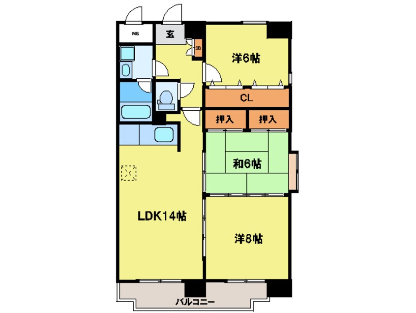 間取図 第二小林ビル