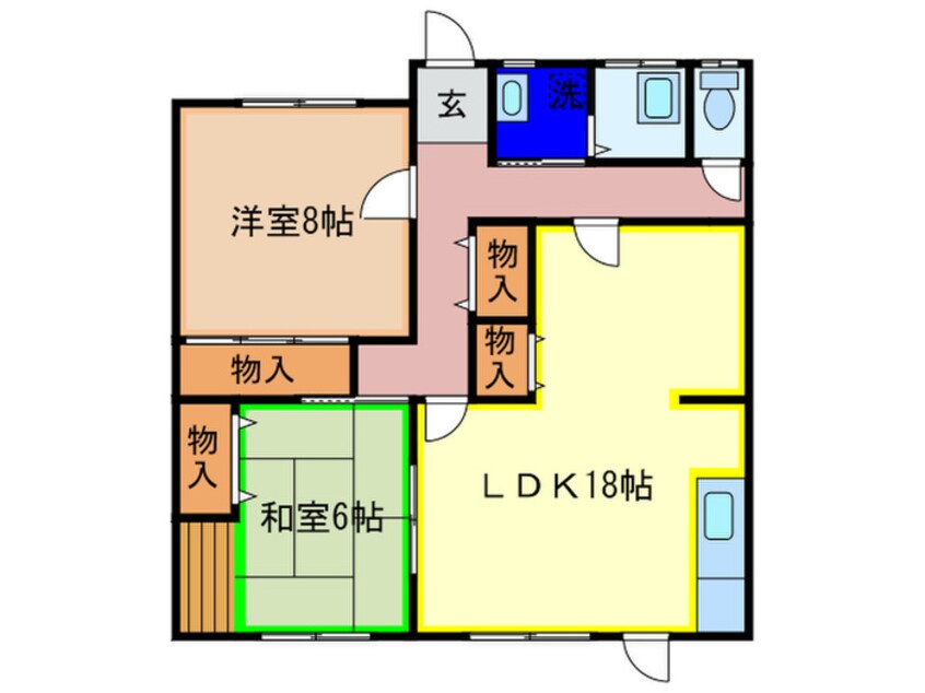 間取図 吉田アパ－ト