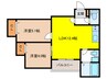 ｳﾞｪﾙｼﾞｭ博多南ｸﾞﾗﾝｽｲ-ﾄ 2LDKの間取り