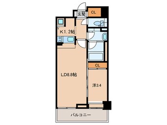 間取図 西新テングッドシティ　サボイ