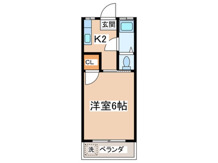 間取図 ハイツ筑紫野１