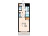 ＥＲＩＯＳ　ＣＯＵＲＴ 1Kの間取り