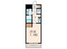 ＥＲＩＯＳ　ＣＯＵＲＴ 1Kの間取り