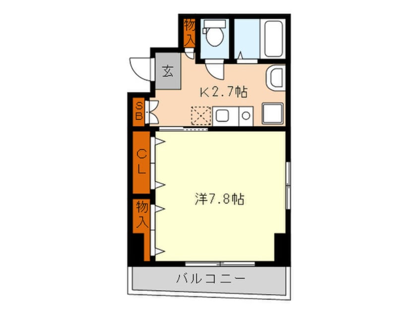 間取図 コンセルジュ．マンション