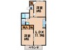 レジデンス２１ＴＨ　Ｃ棟 2LDKの間取り