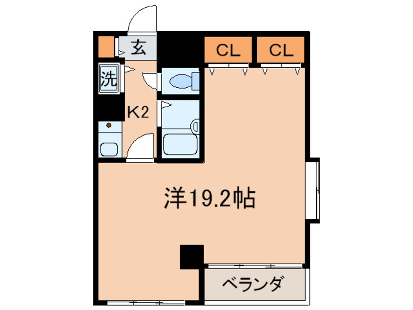 間取図 ダイナコ－トヒルズ折尾(216)