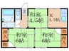 サンビレッジほなみ 3Kの間取り