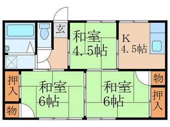 間取図 サンビレッジほなみ