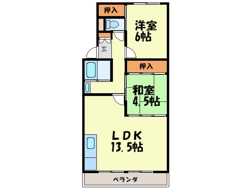 間取図 京地ビル