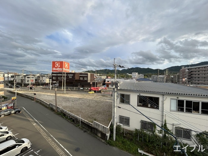 室内からの展望 京地ビル