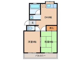 間取図 ロ－レルハイツⅢ