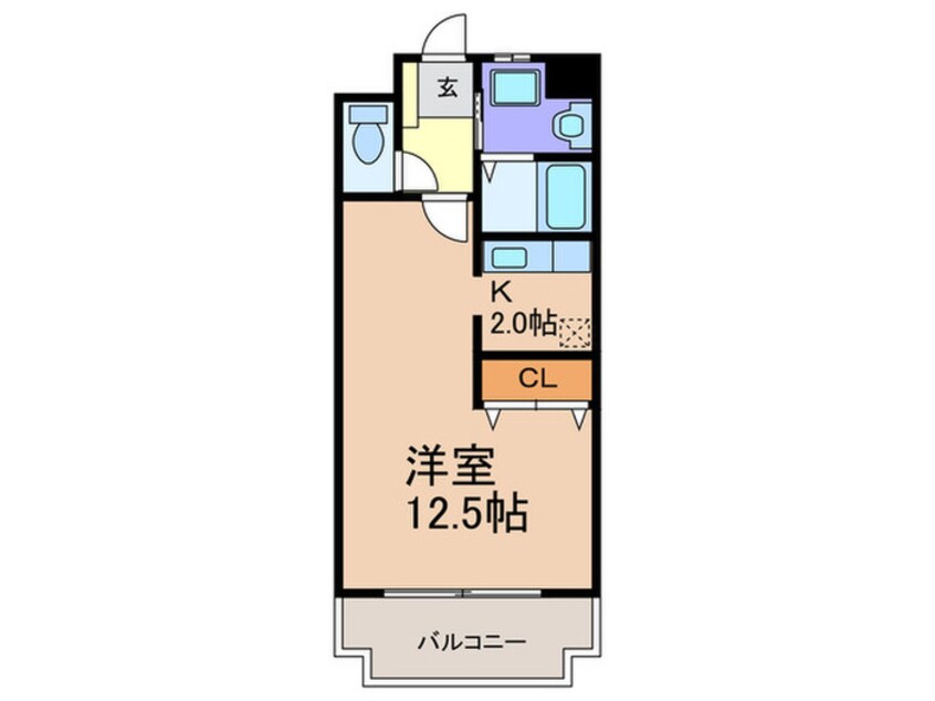 間取図 リバーシャトー空港