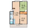 プレジール弥生が丘B棟の間取図