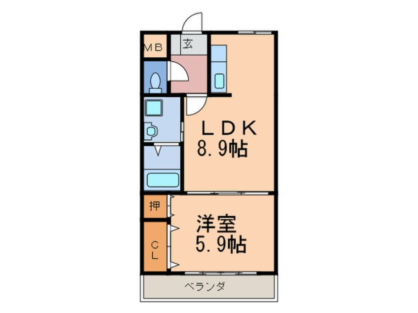 間取図 センチュリオン黒崎