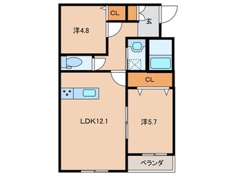 間取図 ロワール・イン柳原町