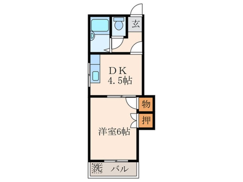 間取図 医生ヶ丘ハイツ