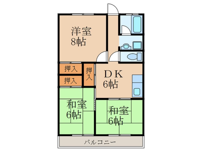 間取り図 ロイヤルハイツゆくはし