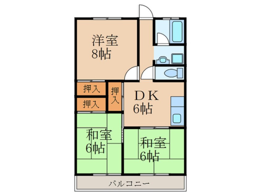 間取図 ロイヤルハイツゆくはし