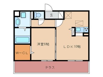 間取図 D-room新宮