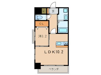 間取図 アンレーヴ門司駅前