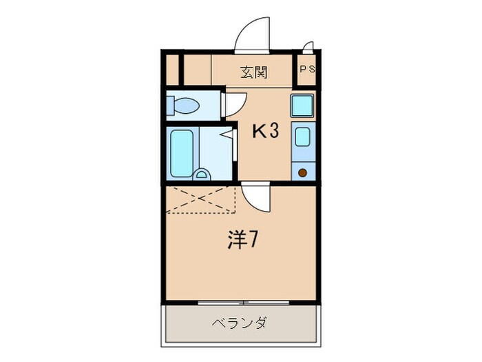 間取り図 オリエンタル原町別院