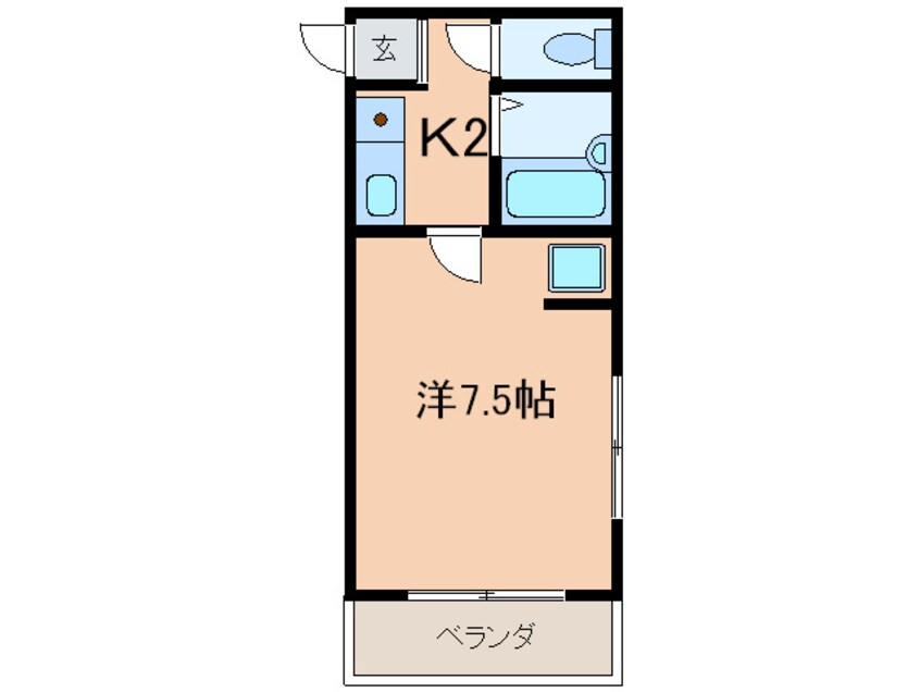 間取図 オリエンタル原町別院