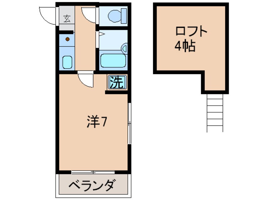 間取図 オリエンタル原町別院