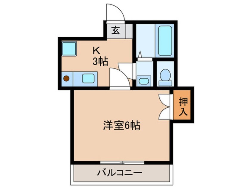 間取図 白木原ロイヤルハイツ