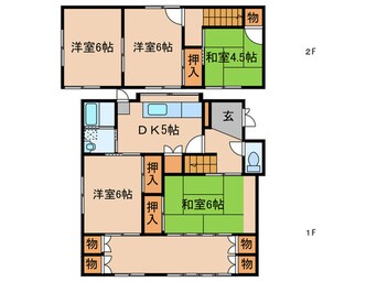 間取図 新延一戸建