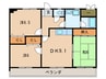 ベルメゾン別院 3DKの間取り