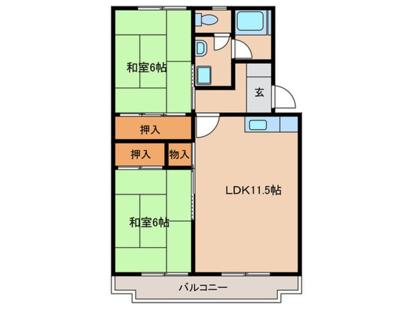 間取図 照栄ハイツ