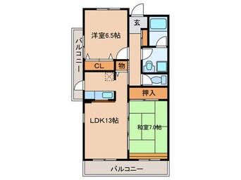 間取図 ﾊｳｽﾘﾊﾞｰｻｲﾄﾞF・OGAWA