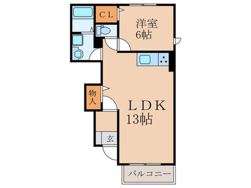 間取図 シャインＡ