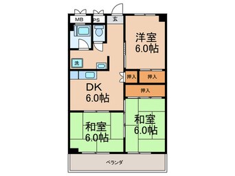 間取図 大産篠栗マンション