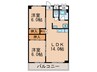 大産篠栗マンション 2LDKの間取り